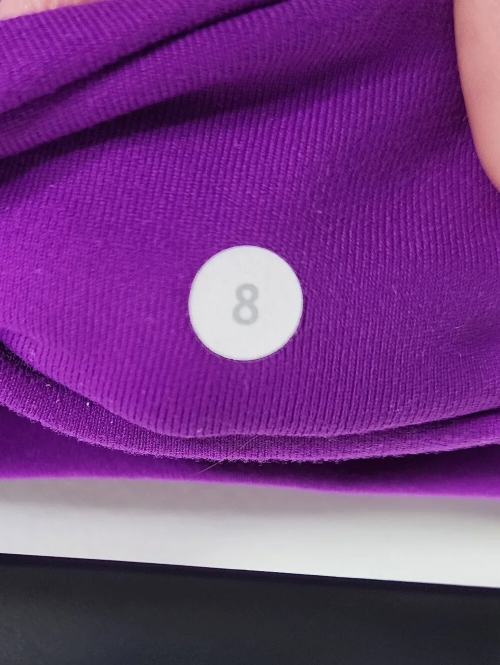Lululemon Free Flow Tight *Full-On Luon, Tender Violet, Size 8